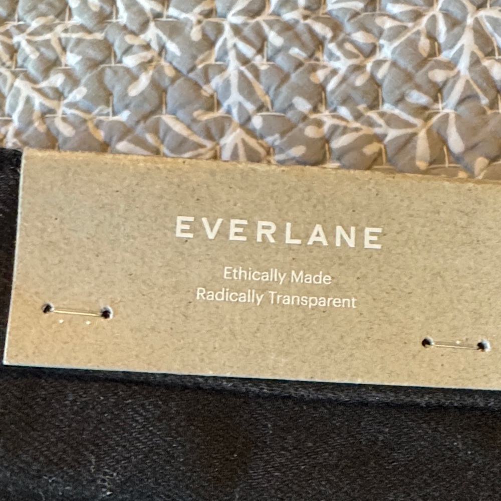 NWT Everlane wide leg black women’s jeans size 29 - Picture 2 of 6
